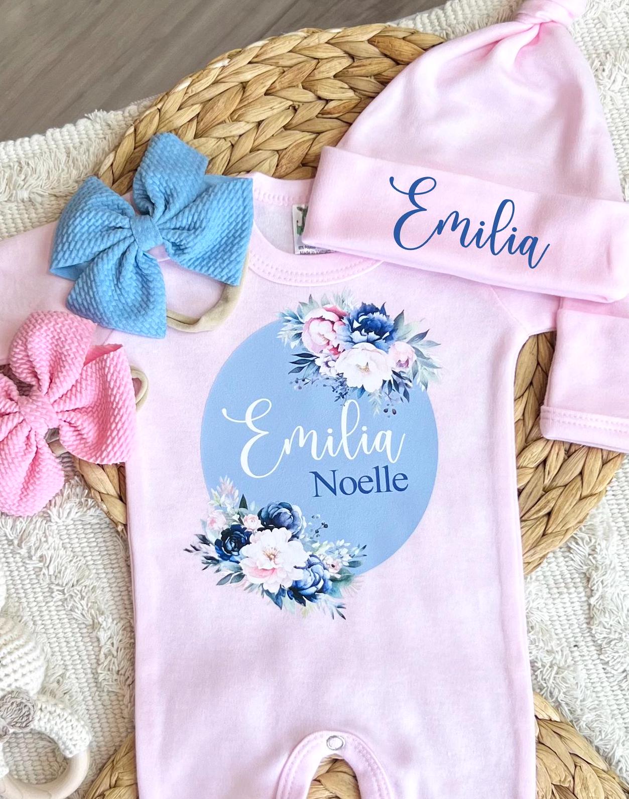 Baby Girl Personalized Outfit - Emilia