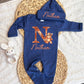 Baby Boy Personalized Romper Outfit - Nathan