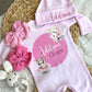 Baby Girl Personalized Romper Outfit - Addison Grace