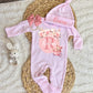 Baby Girl Personalized Romper Outfit - Rowen