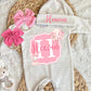 Baby Girl Personalized Romper Outfit- Heaven