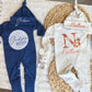 Baby Boy Personalized Romper Outfit - Duston