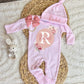 Baby Girl Personalized Romper Outfit - Rachel