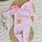 Baby Girl Personalized Romper Outfit - Sienna Rose