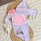 Baby Girl Personalized Romper Outfit - Rochelle Marie