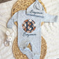 Baby Boy Personalized Romper Outfit - Benjamin