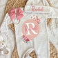 Baby Girl Personalized Romper Outfit - Rachel