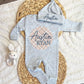 Baby Boy Personalized Romper Outfit - Austin Ryan