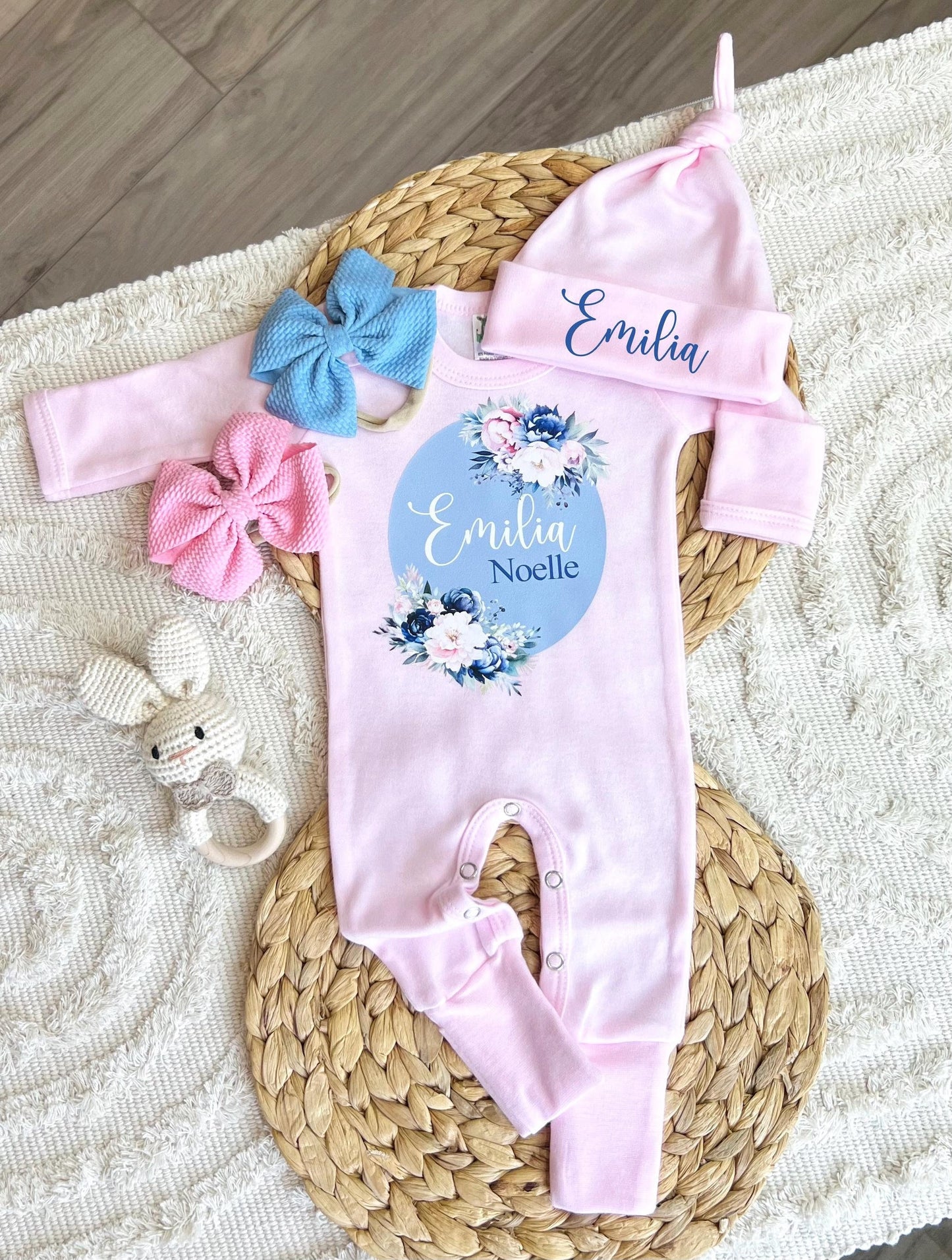 Baby Girl Personalized Outfit - Emilia