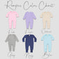Personalized Baby Boy Romper - Hello World I'm Henry