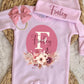 Baby Girl Personalized Romper Outfit - Finley