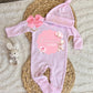 Baby Girl Personalized Romper Outfit - Rochelle Marie