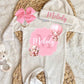Baby Girl Personalized Romper Outfit - Melody