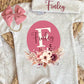 Baby Girl Personalized Romper Outfit - F Finley