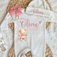 Baby Girl Personalized Romper Outfit - Olivia Rose