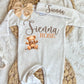 Baby Girl Personalized Romper Outfit - Sienna Rose